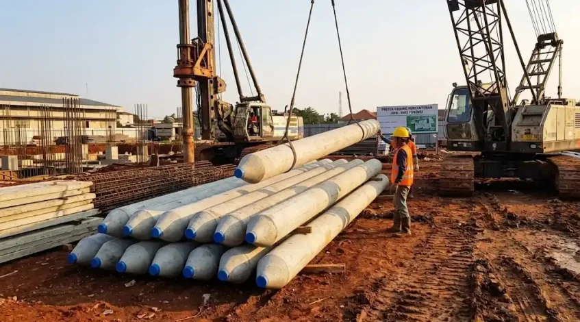 perbedaan mini pile dan spun pile