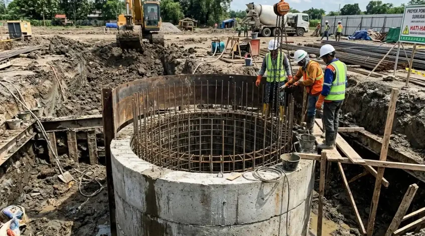 apa itu pondasi sumuran
